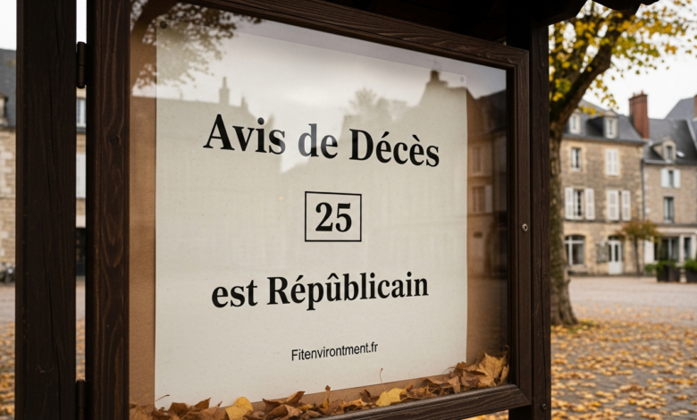 avis de décès 25 est républicain