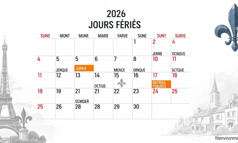 Jours Fériés 2026