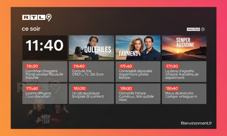 Programme TV ce Soir RTL9