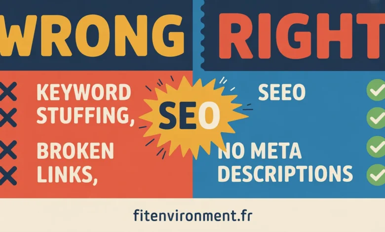erreurs SEO