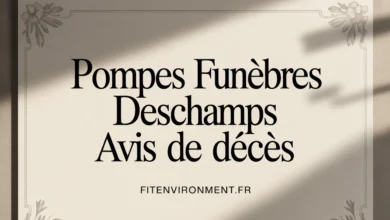 Pompes Funèbres Deschamps Avis de Décès
