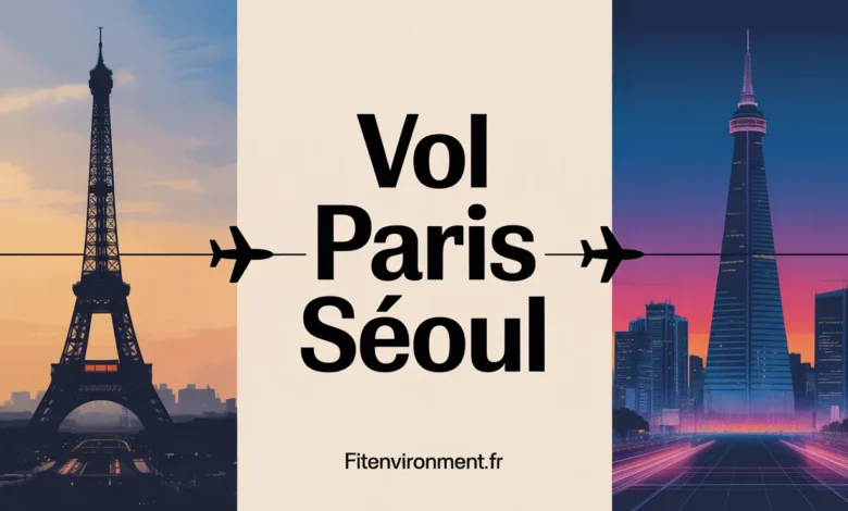 Vol Paris Séoul