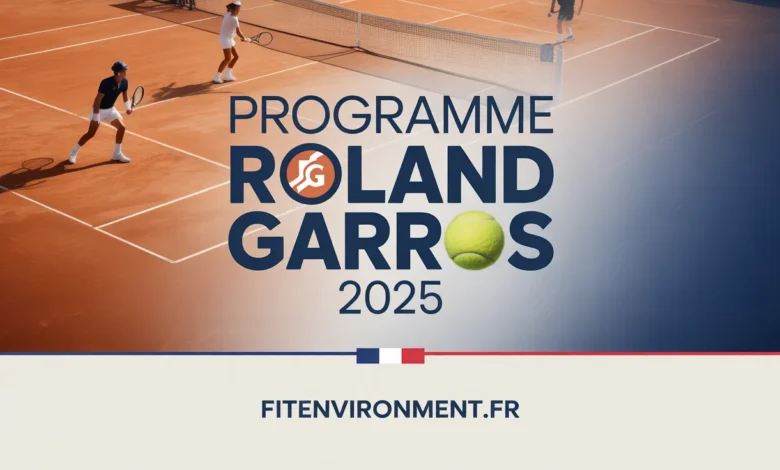 Programme Roland Garros 2025