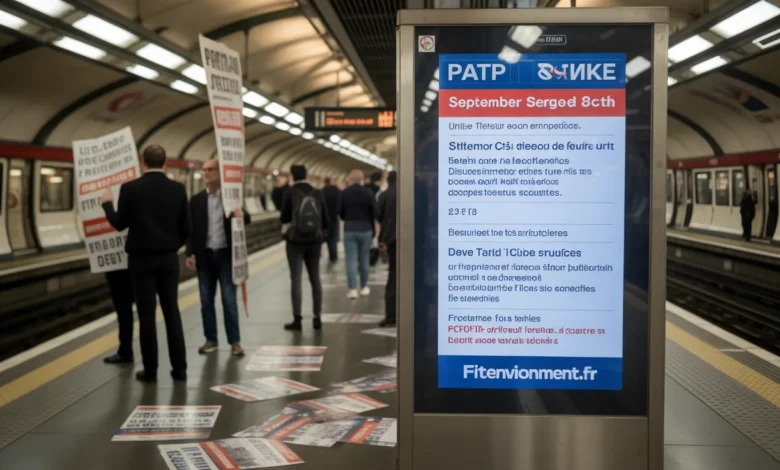 RATP Grève 18 Septembre