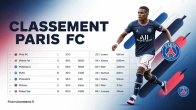 Classement Paris FC