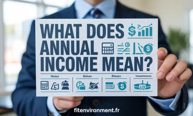 What Does Annual Income Mean