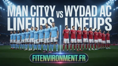 Man City vs Wydad AC Lineups