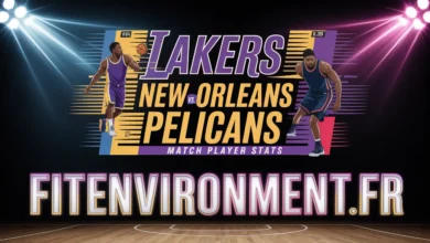 Lakers vs. New Orleans Pelicans Match Player Stats