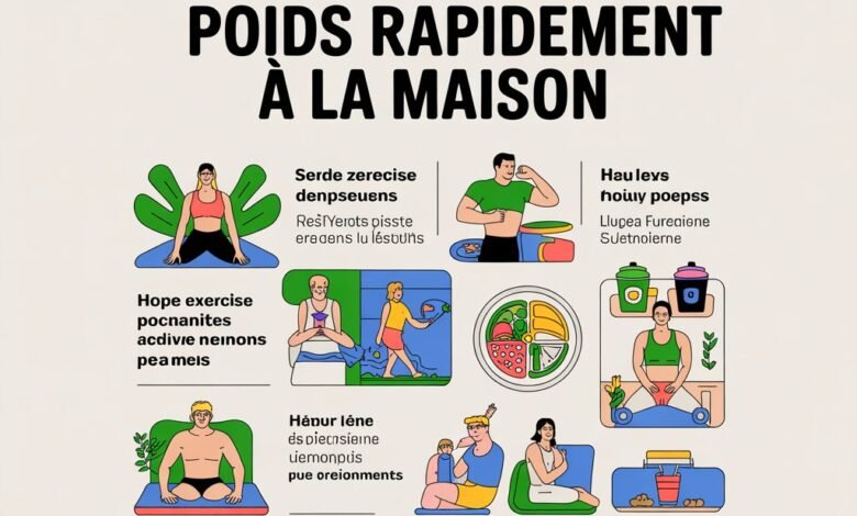 Comment perdre du poids rapidement à la maison