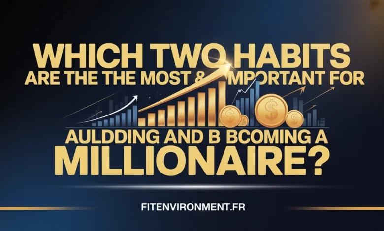 Which Two Habits Are the Most Important for Building Wealth and Becoming a Millionaire