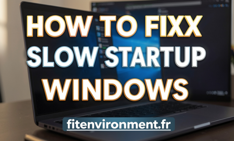 how to fix slow startup windows