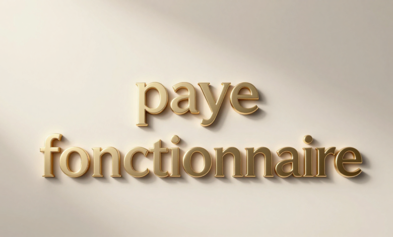 paye fonctionnaire