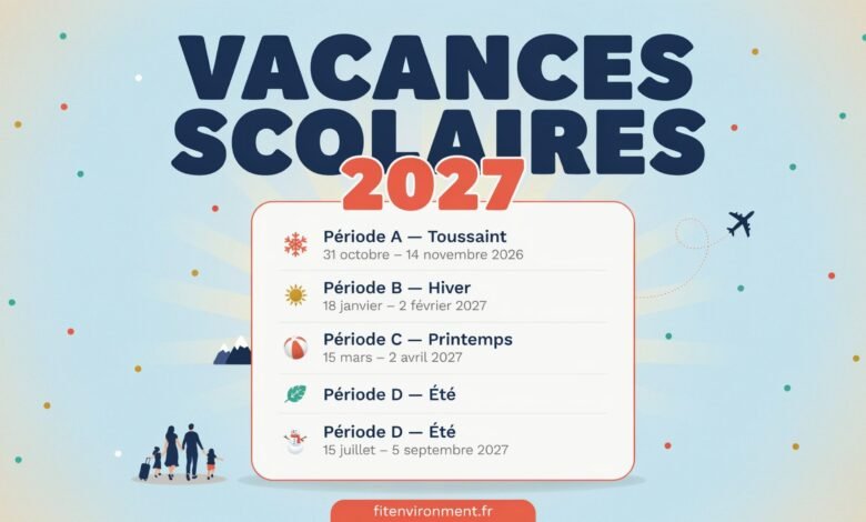 Vacances scolaires 2027